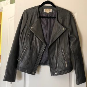 Michael Kors 100% leather jacket